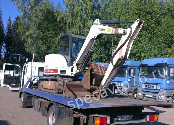 Услуги Мини экскаватора bobcat - узкий и широкий ковш, гидромолот Мини экскаватора bobcat